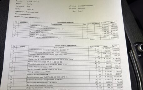 Audi A4, 2019 год, 2 850 000 рублей, 34 фотография