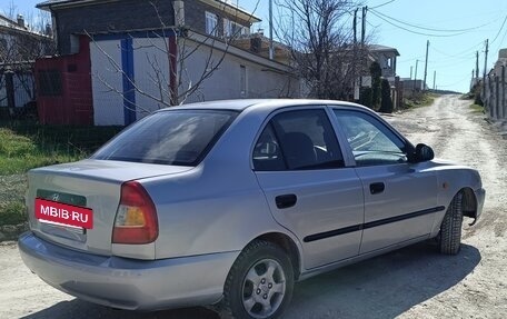 Hyundai Accent II, 2003 год, 390 000 рублей, 3 фотография