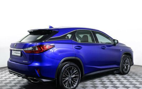 Lexus RX IV рестайлинг, 2017 год, 3 850 000 рублей, 5 фотография