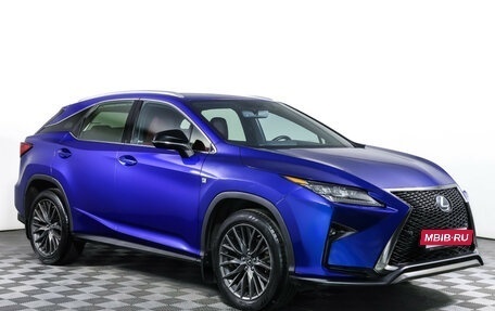 Lexus RX IV рестайлинг, 2017 год, 3 850 000 рублей, 3 фотография
