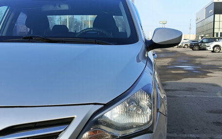 Hyundai Solaris II рестайлинг, 2014 год, 800 000 рублей, 21 фотография