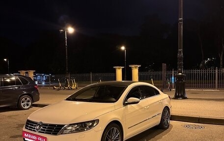 Volkswagen Passat CC I рестайлинг, 2014 год, 1 490 000 рублей, 26 фотография