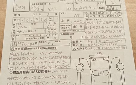 Toyota Sai, 2014 год, 1 620 000 рублей, 23 фотография