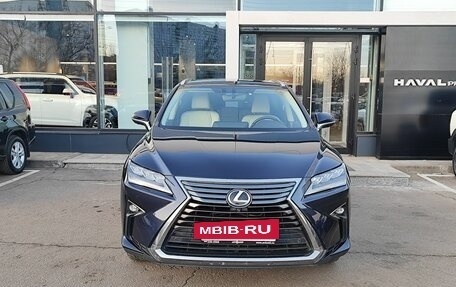 Lexus RX IV рестайлинг, 2016 год, 3 849 000 рублей, 2 фотография