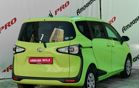 Toyota Sienta II, 2017 год, 1 350 000 рублей, 6 фотография