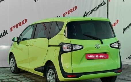 Toyota Sienta II, 2017 год, 1 350 000 рублей, 4 фотография