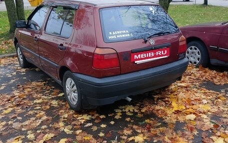 Volkswagen Golf III, 1993 год, 280 000 рублей, 9 фотография