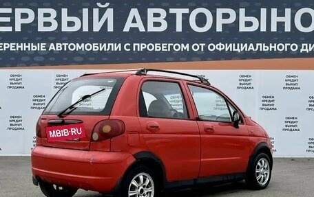 Daewoo Matiz I, 2006 год, 199 900 рублей, 5 фотография