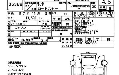 Mazda Roadster IV (ND), 2020 год, 2 600 000 рублей, 40 фотография