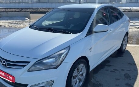 Hyundai Solaris II рестайлинг, 2014 год, 1 150 000 рублей, 3 фотография