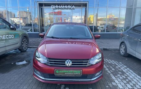 Volkswagen Polo VI (EU Market), 2016 год, 1 033 000 рублей, 2 фотография
