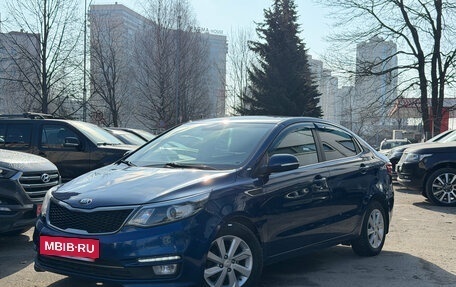 KIA Rio III рестайлинг, 2015 год, 989 000 рублей, 3 фотография