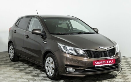 KIA Rio III рестайлинг, 2015 год, 977 989 рублей, 3 фотография
