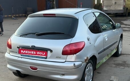 Peugeot 206, 2002 год, 130 000 рублей, 4 фотография