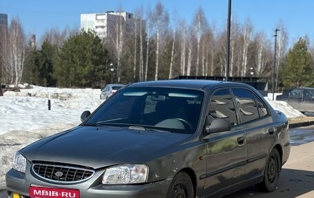 Hyundai Accent II, 2005 год, 190 000 рублей, 1 фотография