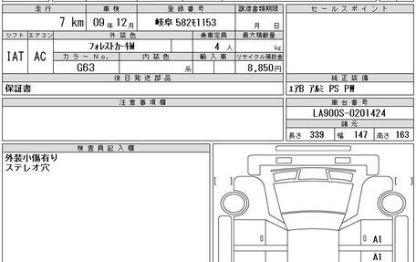 Daihatsu Taft, 2024 год, 1 220 356 рублей, 11 фотография