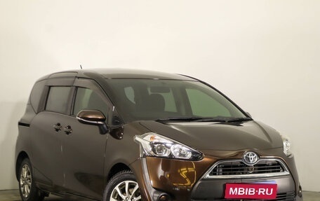 Toyota Sienta II, 2016 год, 1 529 000 рублей, 1 фотография