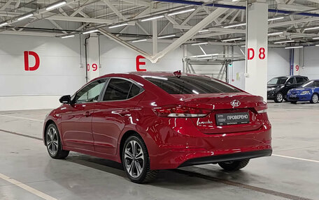 Hyundai Elantra VI рестайлинг, 2017 год, 1 649 000 рублей, 11 фотография