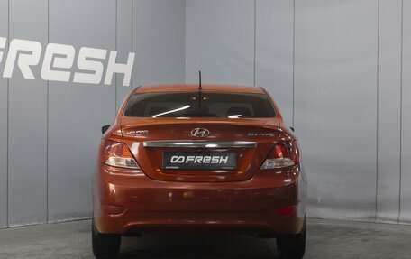 Hyundai Solaris II рестайлинг, 2011 год, 860 000 рублей, 4 фотография