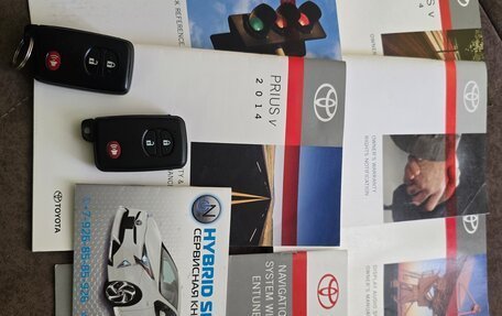 Toyota Prius v (+) I (ZVW40/41) рестайлинг, 2014 год, 1 590 000 рублей, 12 фотография