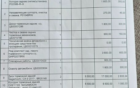 Mazda CX-9 II, 2017 год, 2 300 000 рублей, 11 фотография