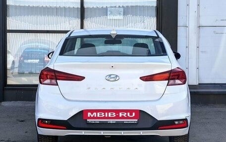 Hyundai Elantra VI рестайлинг, 2019 год, 1 613 000 рублей, 6 фотография