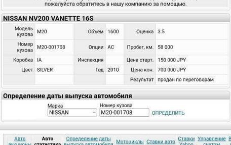 Nissan NV200, 2010 год, 1 300 000 рублей, 31 фотография
