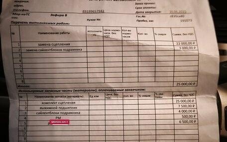 Opel Zafira B, 2008 год, 670 000 рублей, 21 фотография