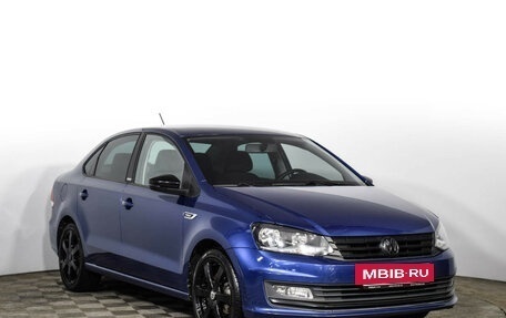 Volkswagen Polo VI (EU Market), 2017 год, 1 190 000 рублей, 3 фотография