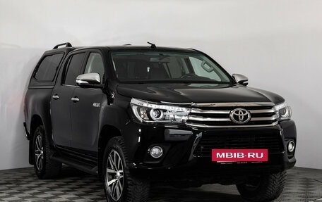 Toyota Hilux VIII, 2016 год, 3 399 000 рублей, 3 фотография