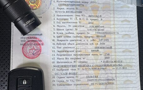 Toyota Highlander III, 2014 год, 2 990 000 рублей, 22 фотография