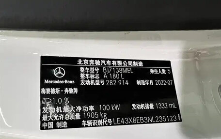 Mercedes-Benz A-Класс, 2022 год, 2 310 555 рублей, 18 фотография