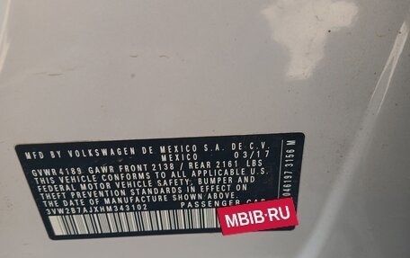 Volkswagen Jetta VI, 2017 год, 1 460 000 рублей, 4 фотография