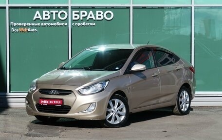 Hyundai Solaris II рестайлинг, 2011 год, 829 000 рублей, 1 фотография