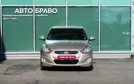 Hyundai Solaris II рестайлинг, 2011 год, 829 000 рублей, 3 фотография