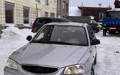 Hyundai Accent II, 2004 год, 395 000 рублей, 1 фотография