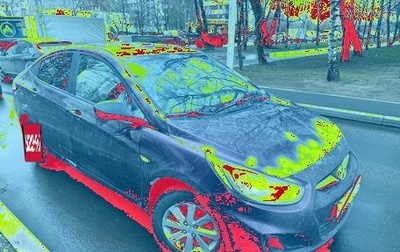 Hyundai Solaris II рестайлинг, 2011 год, 355 000 рублей, 1 фотография