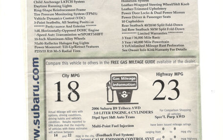 Subaru Tribeca I рестайлинг, 2005 год, 1 100 000 рублей, 6 фотография