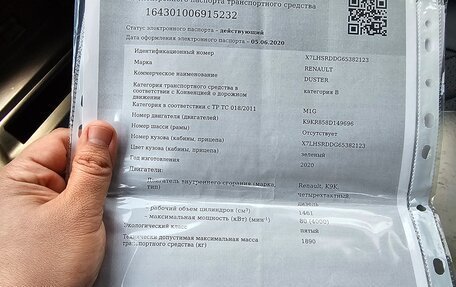 Renault Duster I рестайлинг, 2020 год, 1 780 000 рублей, 27 фотография