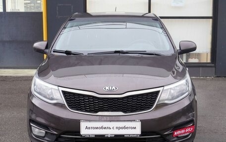 KIA Rio III рестайлинг, 2016 год, 818 000 рублей, 2 фотография