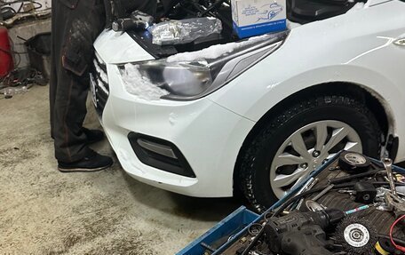 Hyundai Solaris II рестайлинг, 2017 год, 1 390 000 рублей, 31 фотография