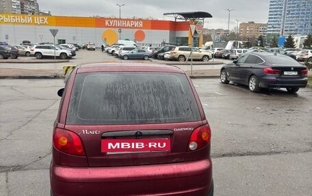 Daewoo Matiz I, 2010 год, 130 000 рублей, 5 фотография