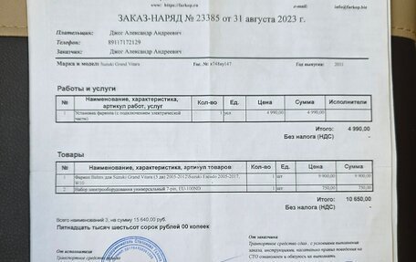 Suzuki Grand Vitara, 2011 год, 1 100 000 рублей, 5 фотография