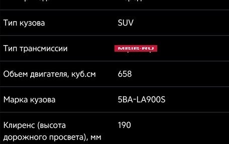 Daihatsu Taft, 2020 год, 1 500 000 рублей, 18 фотография