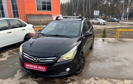 Hyundai Solaris II рестайлинг, 2014 год, 990 000 рублей, 14 фотография