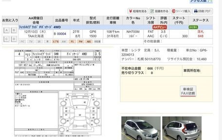 Honda Fit III, 2015 год, 950 000 рублей, 8 фотография
