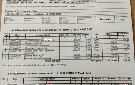 Honda Freed II, 2020 год, 1 850 000 рублей, 12 фотография