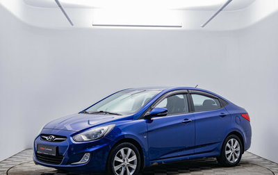 Hyundai Solaris II рестайлинг, 2011 год, 730 000 рублей, 1 фотография