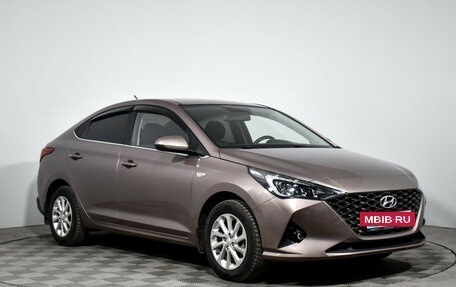 Hyundai Solaris II рестайлинг, 2021 год, 1 399 000 рублей, 3 фотография