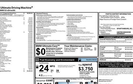 BMW X3, 2023 год, 3 350 000 рублей, 18 фотография